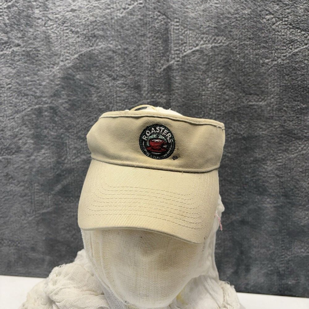 Roasters Visor Hat Men OSFM Strapback Cotton Coffee Employee Uniform Headgear